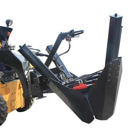 skid steer tree spade digger attachment|bucket tree spade scoop digger.